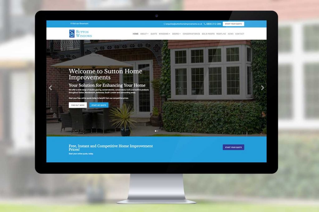 Sutton Windows New Website