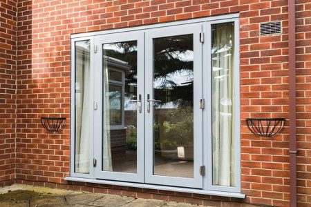 French doors silver accessories