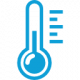Thermal efficient bifold doors - thermometer icon