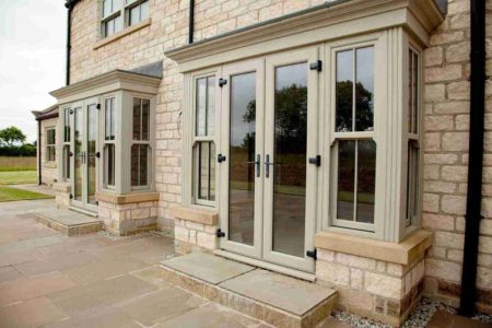 Outside French doors